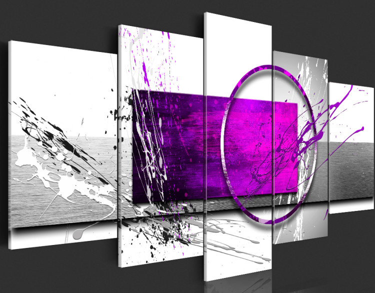 Acrylic Print Purple Expression [Glass] 92390 additionalImage 6