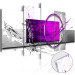 Acrylic Print Purple Expression [Glass] 92390