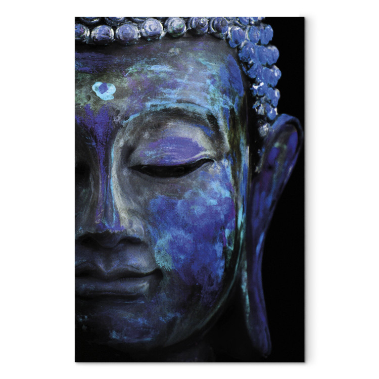 Leinwandbild Blue Buddha