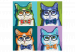 Obraz do malowania po numerach Koty w okularach 107501 additionalThumb 7