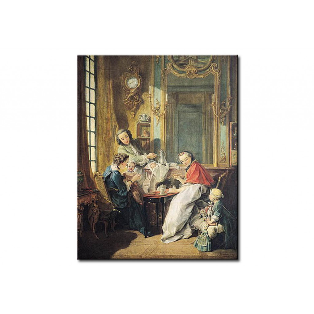 Schilderij  François Boucher: The Afternoon Meal