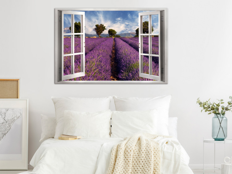 Quadro contemporaneo Lavender Field (1 Part) Wide 125001 additionalImage 3