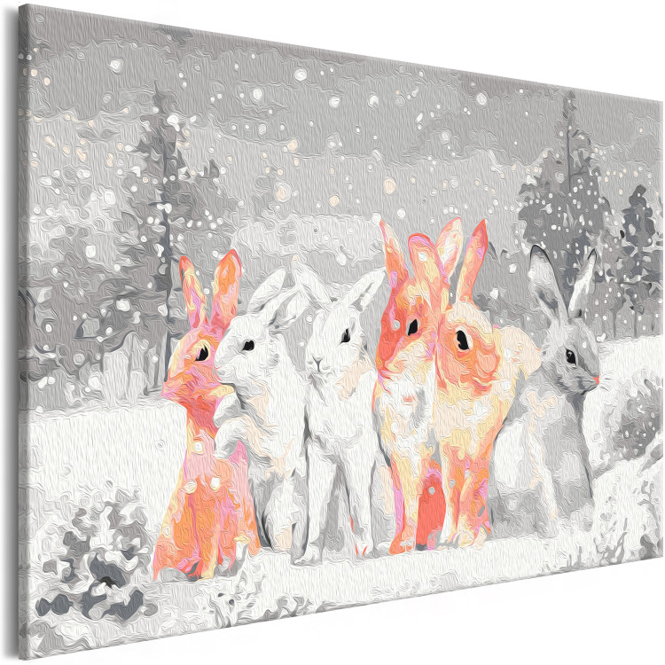 Paint by Number Kit Winter Bunnies 130701 additionalImage 5