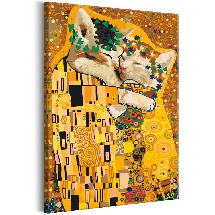 Tableau à peindre soi-même Kissing Cats 135201 additionalImage 6