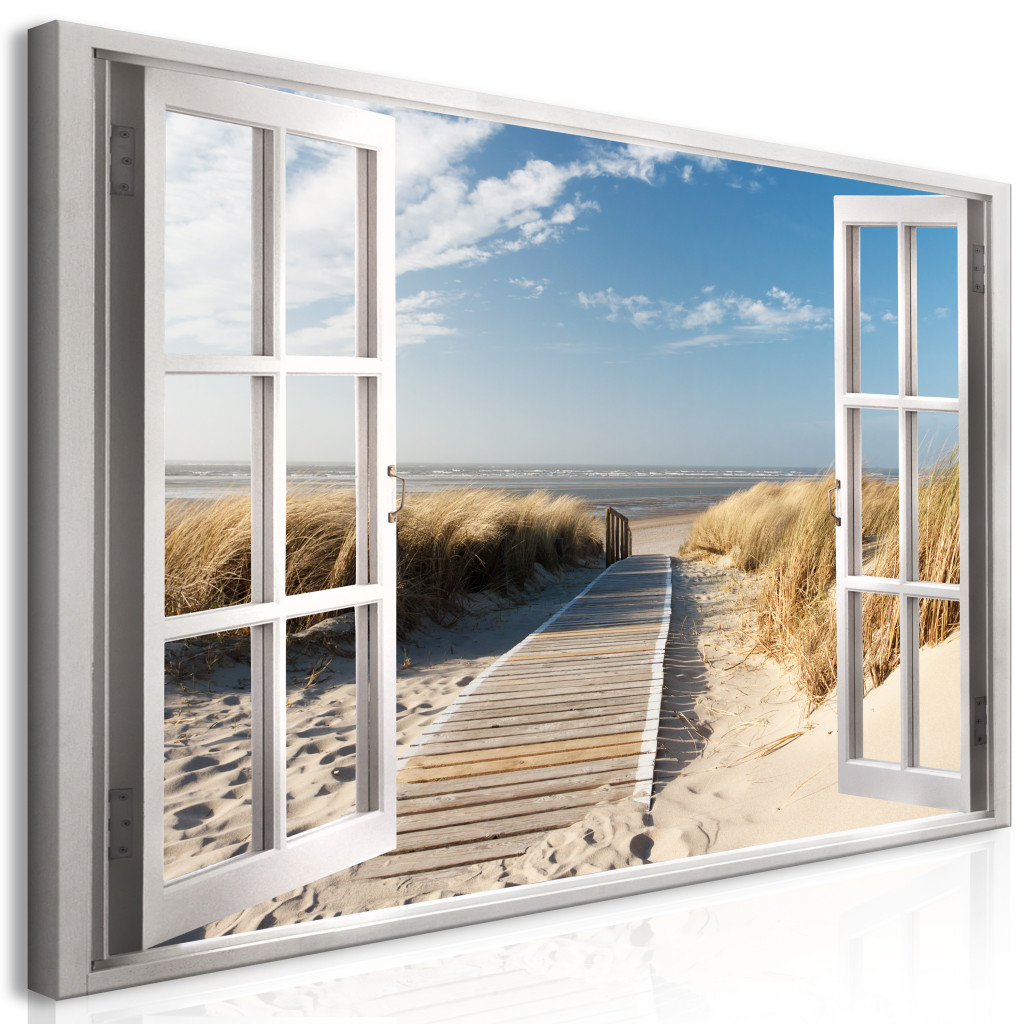 Duży Obraz XXL Widok Z Okna Na Plażę II [Large Format]
