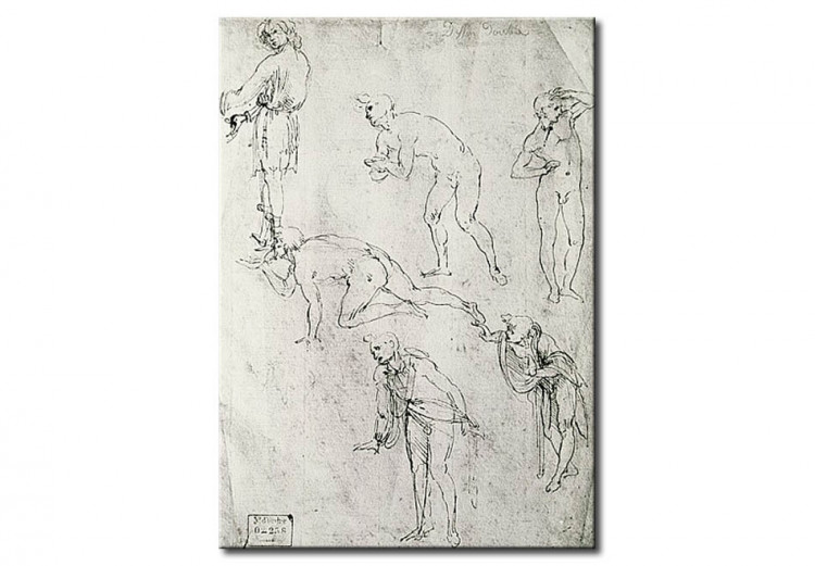 Réplica de pintura Seis figuras, el estudio de una Epifanía 52001