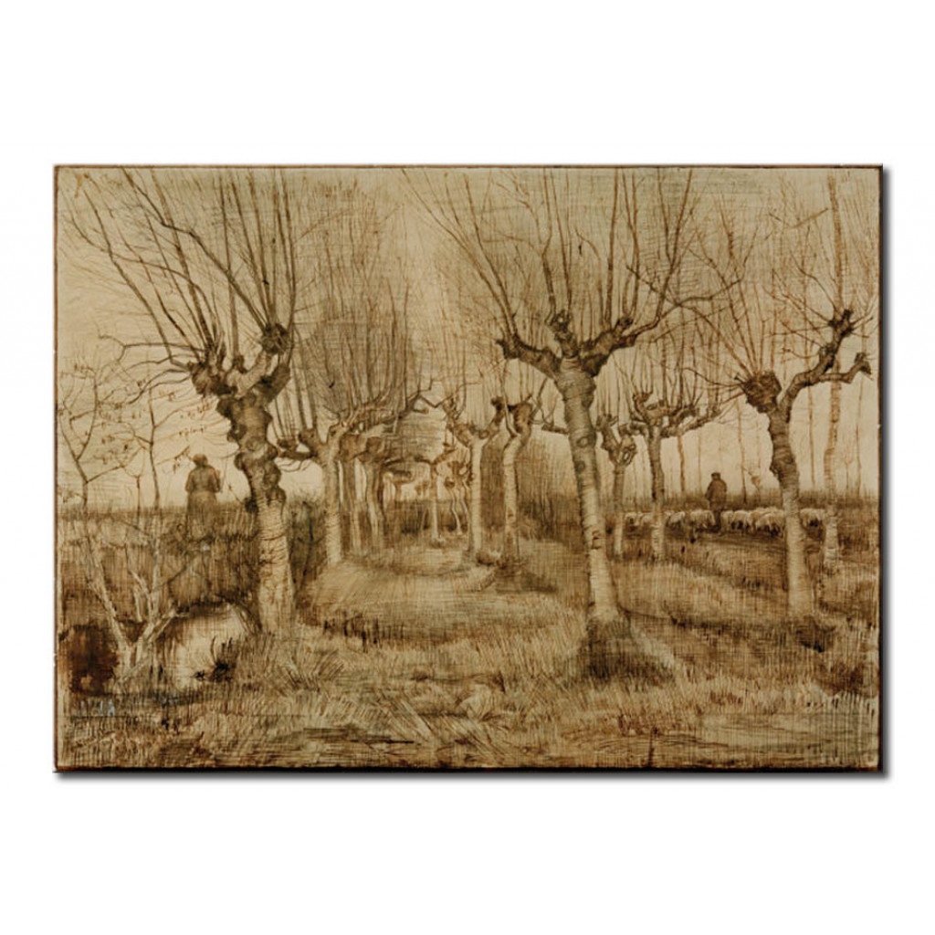 Schilderij  Vincent Van Gogh: Pollard Birches