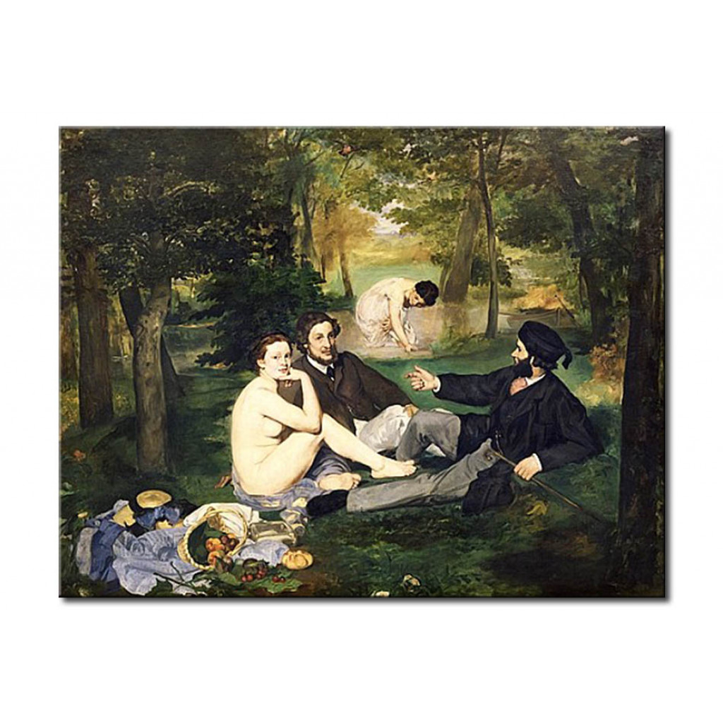 Schilderij  Edouard Manet: Dejeuner Sur L'Herbe