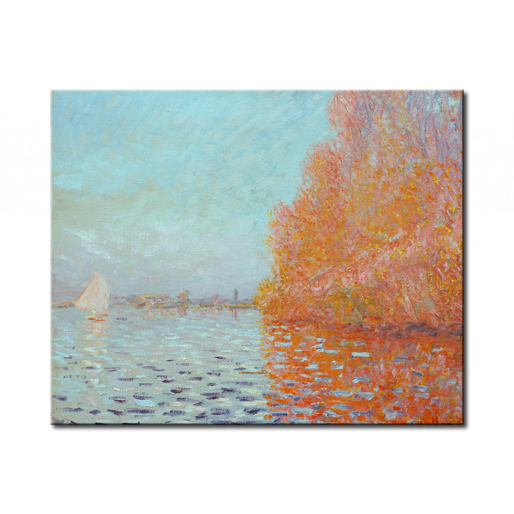 Reprodukcja Obrazu River Landscape, Autumn