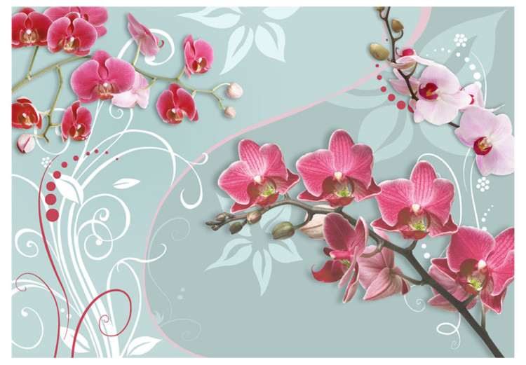 Carta da parati Orchidee rosa- una variazione II 60301 additionalImage 1