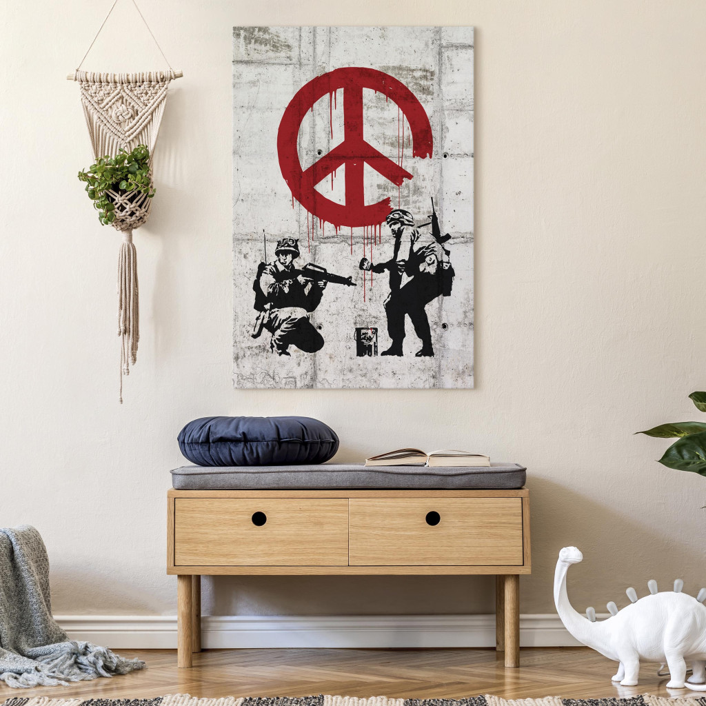 Pintura  Soldiers Painting Peace By Banksy