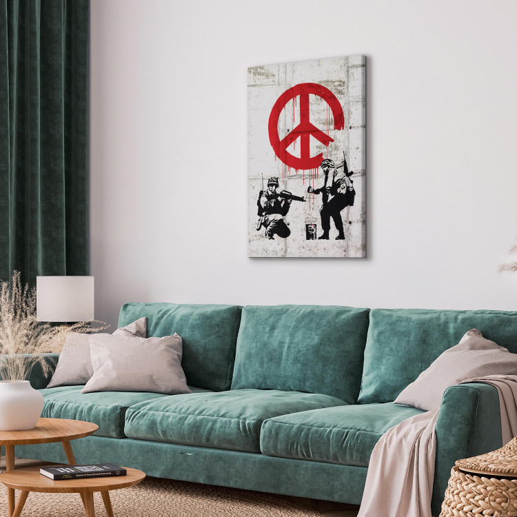Wandbild  Soldiers Painting Peace by Banksy 68001 additionalImage 5