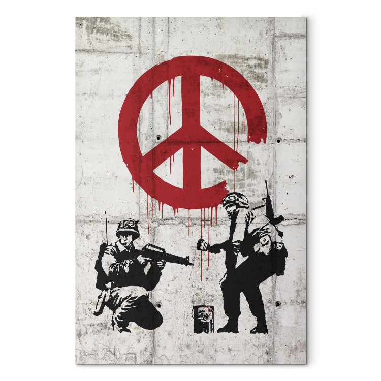Wandbild  Soldiers Painting Peace by Banksy 68001