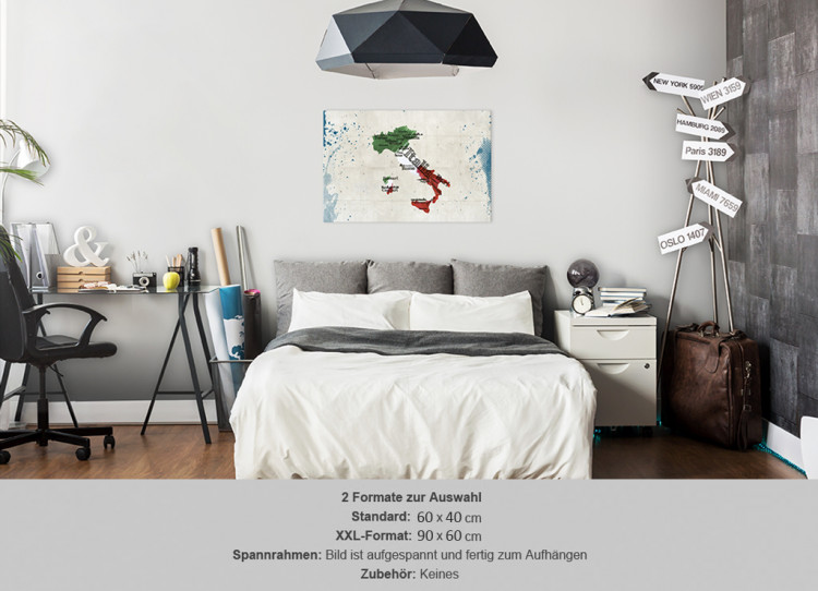 Tablero decorativo en corcho Italy [Cork Map] 92201 additionalImage 7