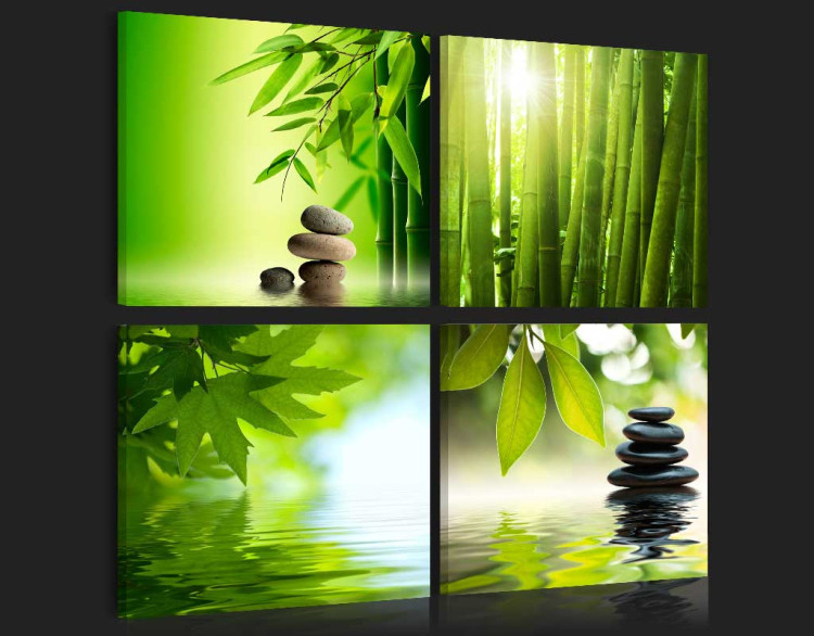 Acrylic Print Green Zen [Glass] 92801 additionalImage 4