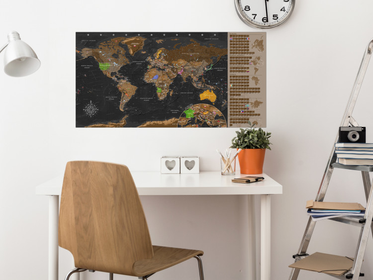  Brown Map - Poster (English Edition) 106911 additionalImage 2