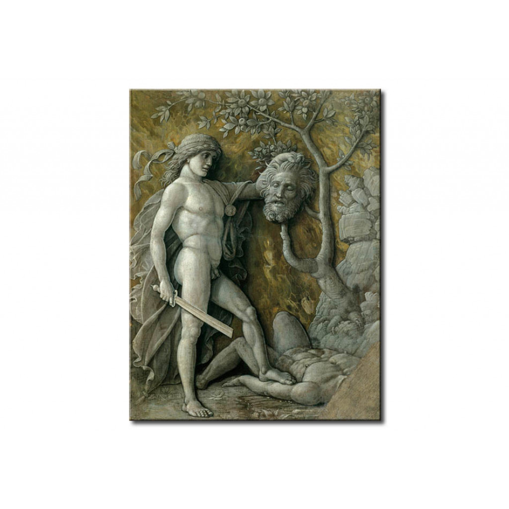 Schilderij  Andrea Mantegna: David And Goliath