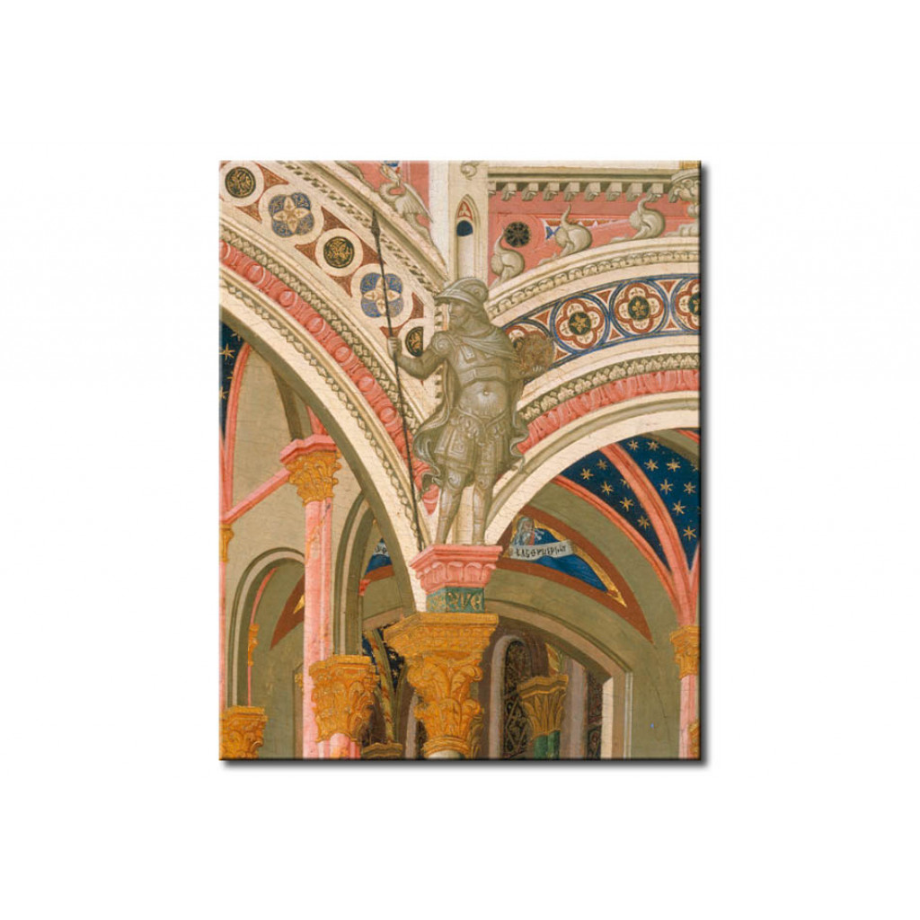 Schilderij  Ambrogio Lorenzetti: Design In The Temple