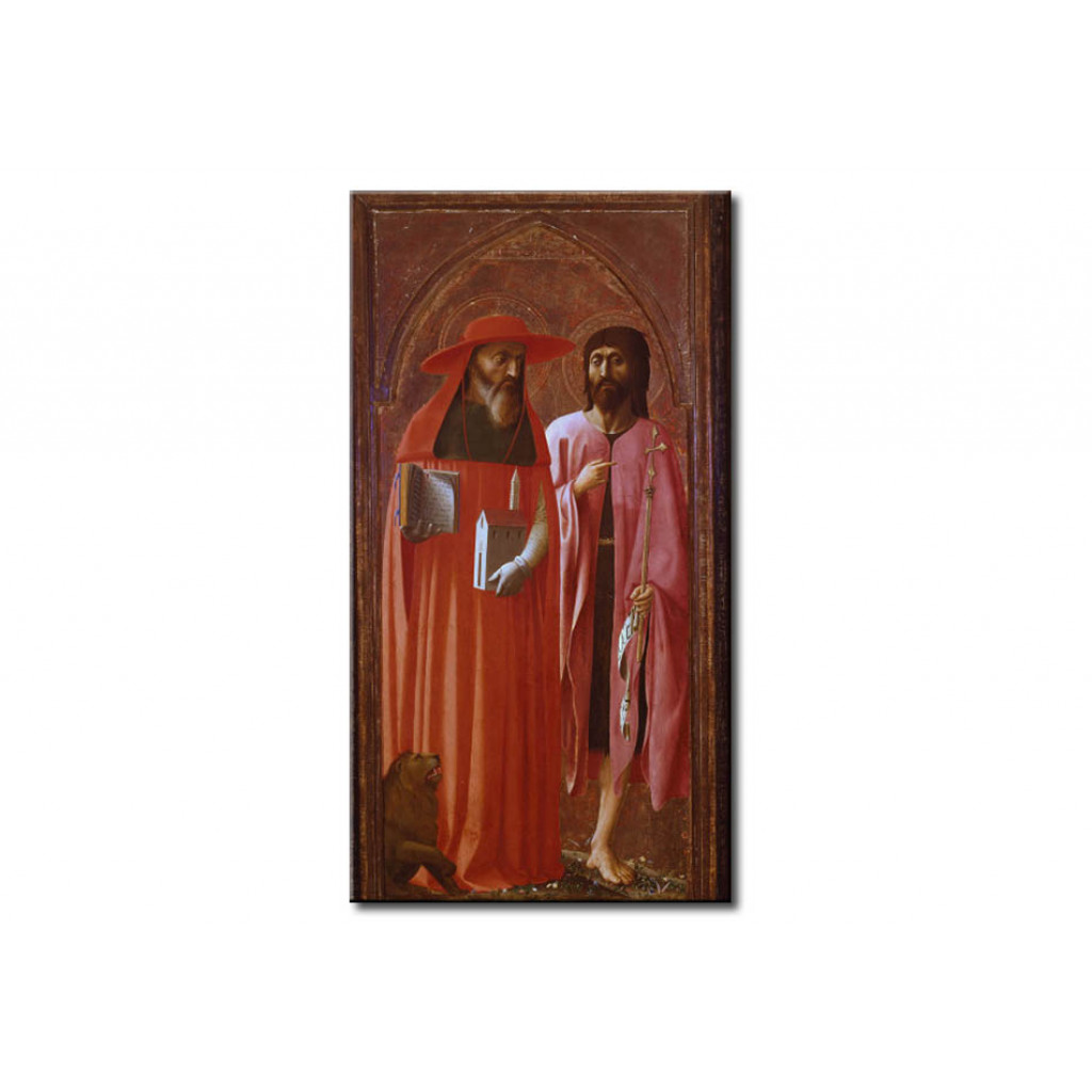 Cópia Impressa Do Quadro Saint Jerome And Saint John The Evangelist