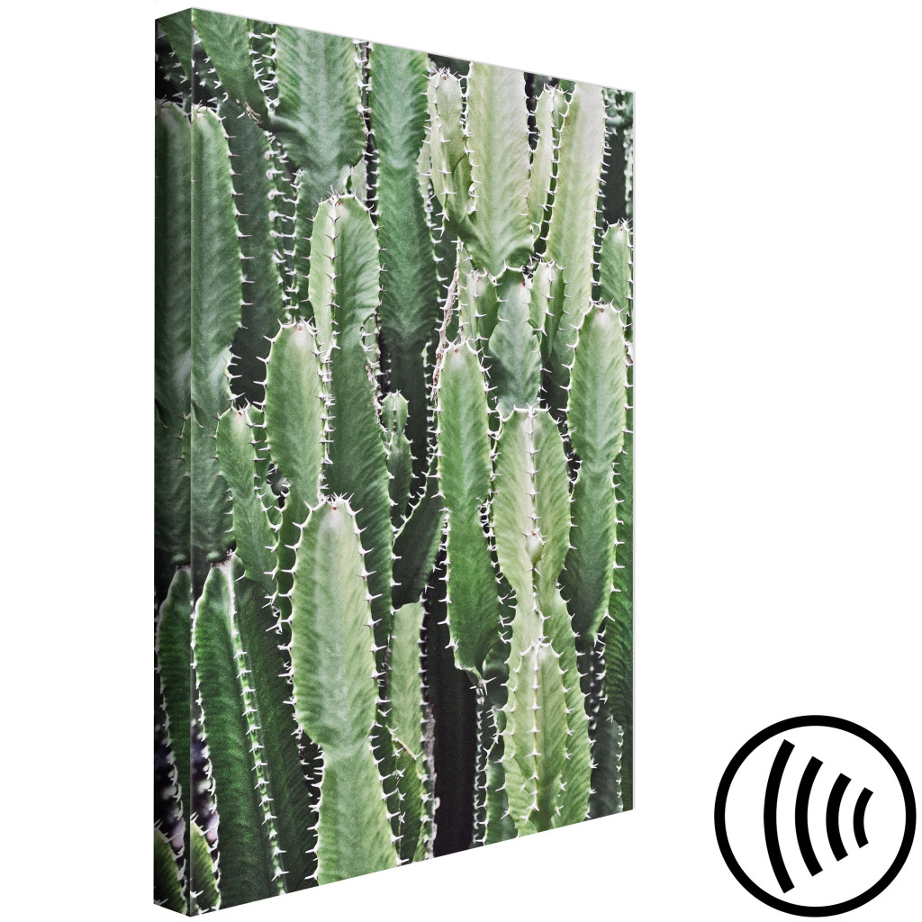Schilderij  Landschappen: Cactus Garden (1 Part) Vertical