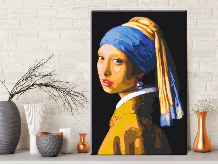Paint by Number Kit Pearl Earring 132411 additionalImage 2