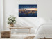 Canvas Print New York Skyscrapers - View of the US Night City in the Colors of Blue 147711 additionalThumb 3