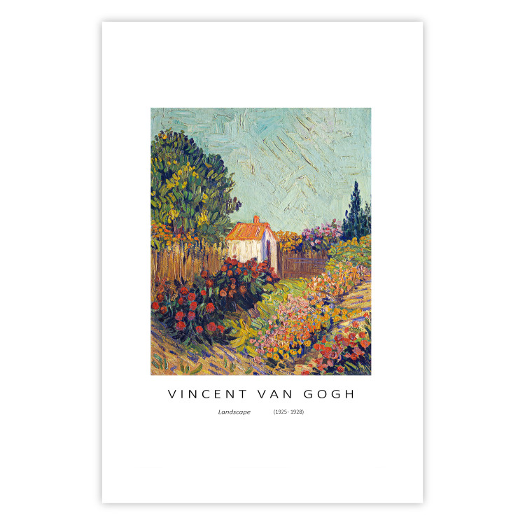 Wall Poster Landscape - Reproduction of Vincent Van Gogh in a Modern Edition 149711 additionalImage 2