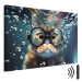 Konst AI Cat - Diving Animal in Goggles Among Bubbles - Horizontal 150211 additionalThumb 8