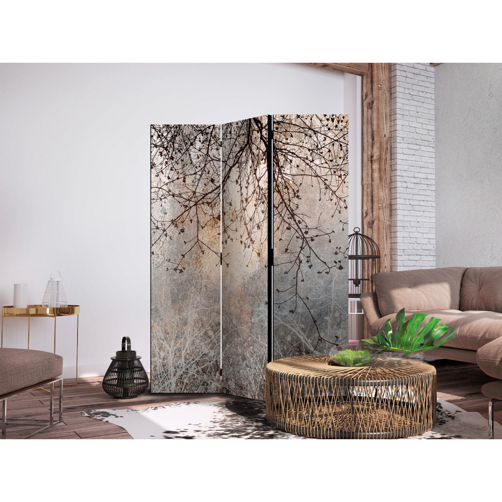 Decoratieve Kamerverdelers  Decorative Tree - Delicate Twigs With Flowers In The Colors Of The Morning [Room Dividers]