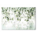 Acrylic Print Lightness of Leaves - Delicate Green Composition With Twigs [Glass] 151511 additionalThumb 2
