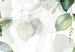 Tavla av akrylglas Lightness of Leaves - Delicate Green Composition With Twigs [Glass] 151511 additionalThumb 4