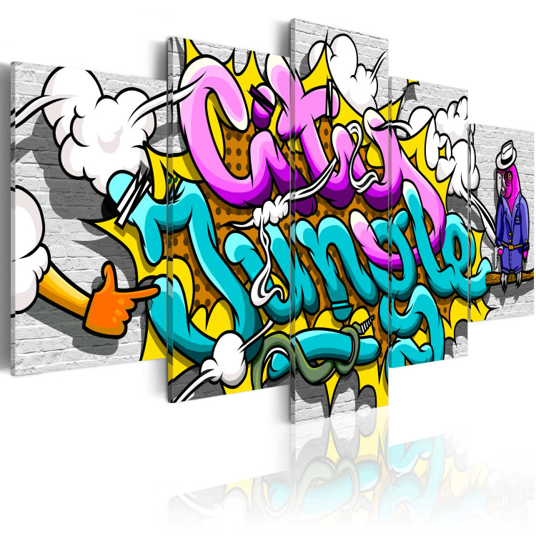 Cadre moderne Graffiti: city jungle 50011 additionalImage 2