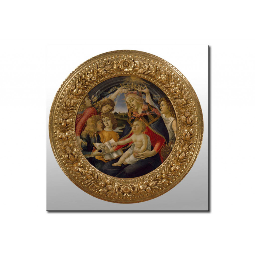 Schilderij  Sandro Botticelli: St.Mary W.child And Five Angels