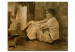 Reproducción Mujer (Sien) Sentada con cigarro cerca de una estufa 52411