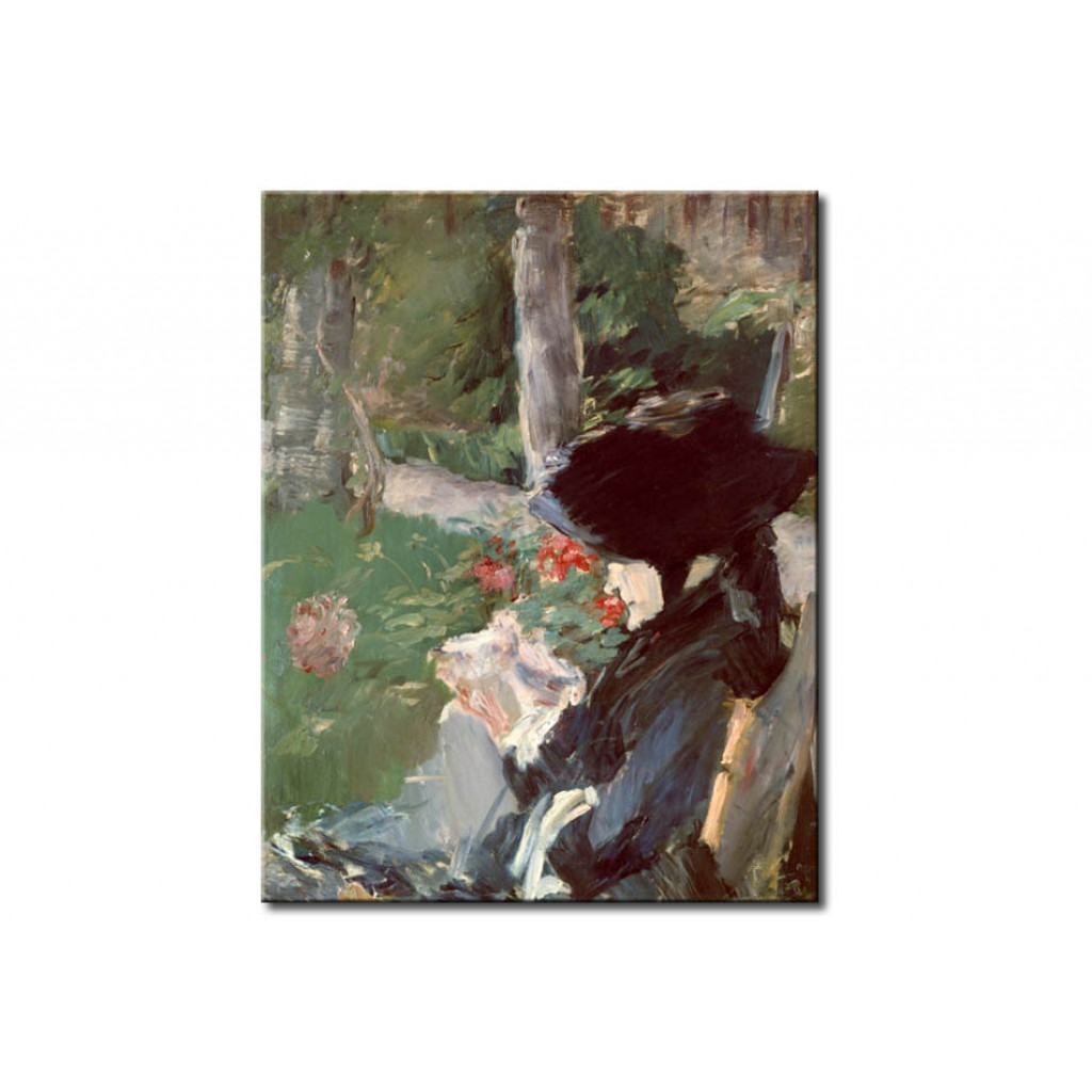 Schilderij  Edouard Manet: Manet's Mother In The Garden Of Bellevue