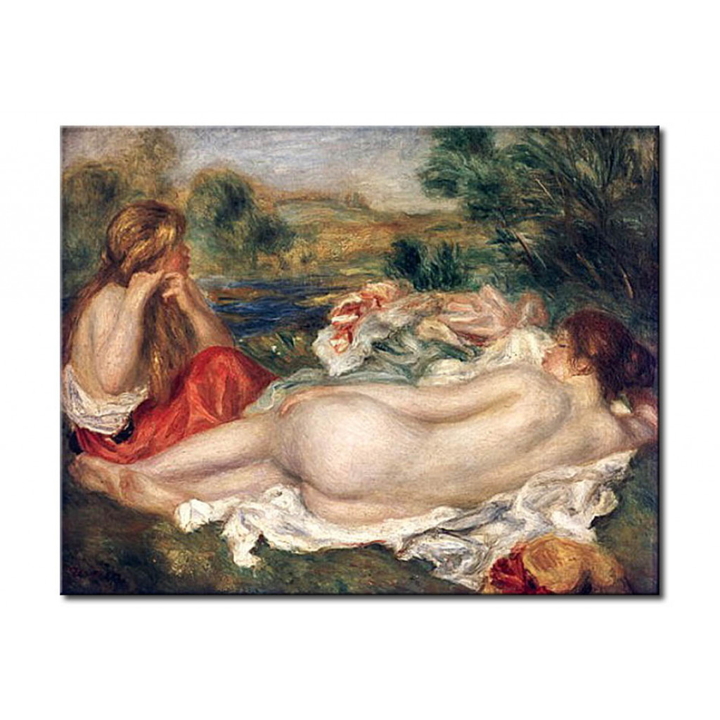 Schilderij  Pierre-Auguste Renoir: Two Bathers