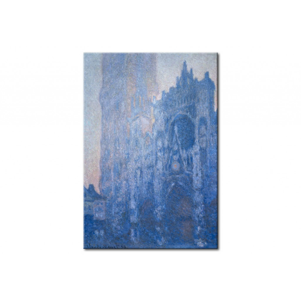 Reprodução De Arte Rouen Cathedral: The Portal And The Tour D'Albane
