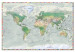 Tablero decorativo en corcho World Map: Graphite Currents [Cork Map] 98011 additionalThumb 2