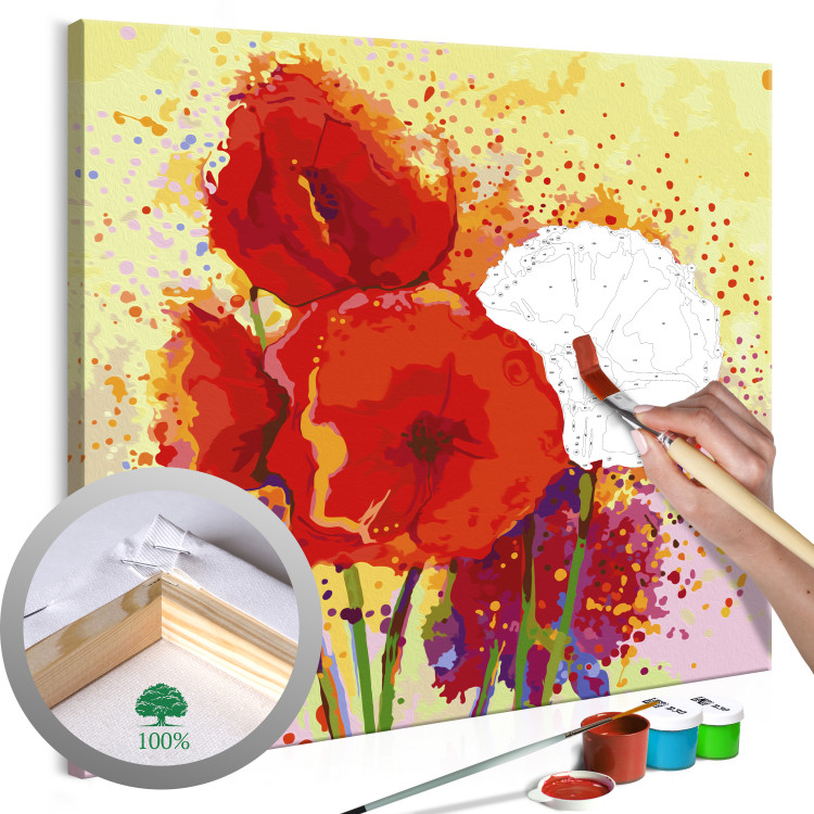 Paint by Number Kit Poppies (modern) 107121