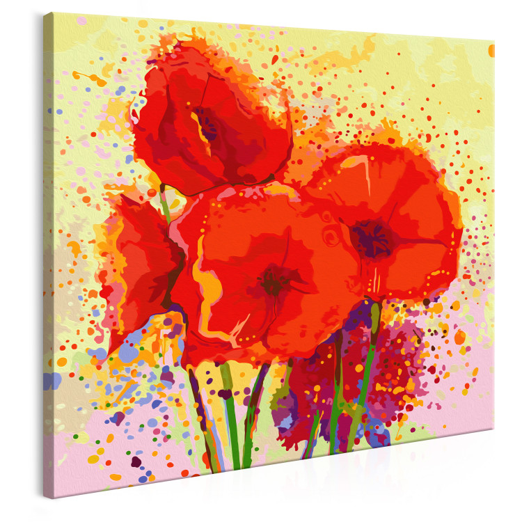 Paint by number Poppies (modern) 107121 additionalImage 5
