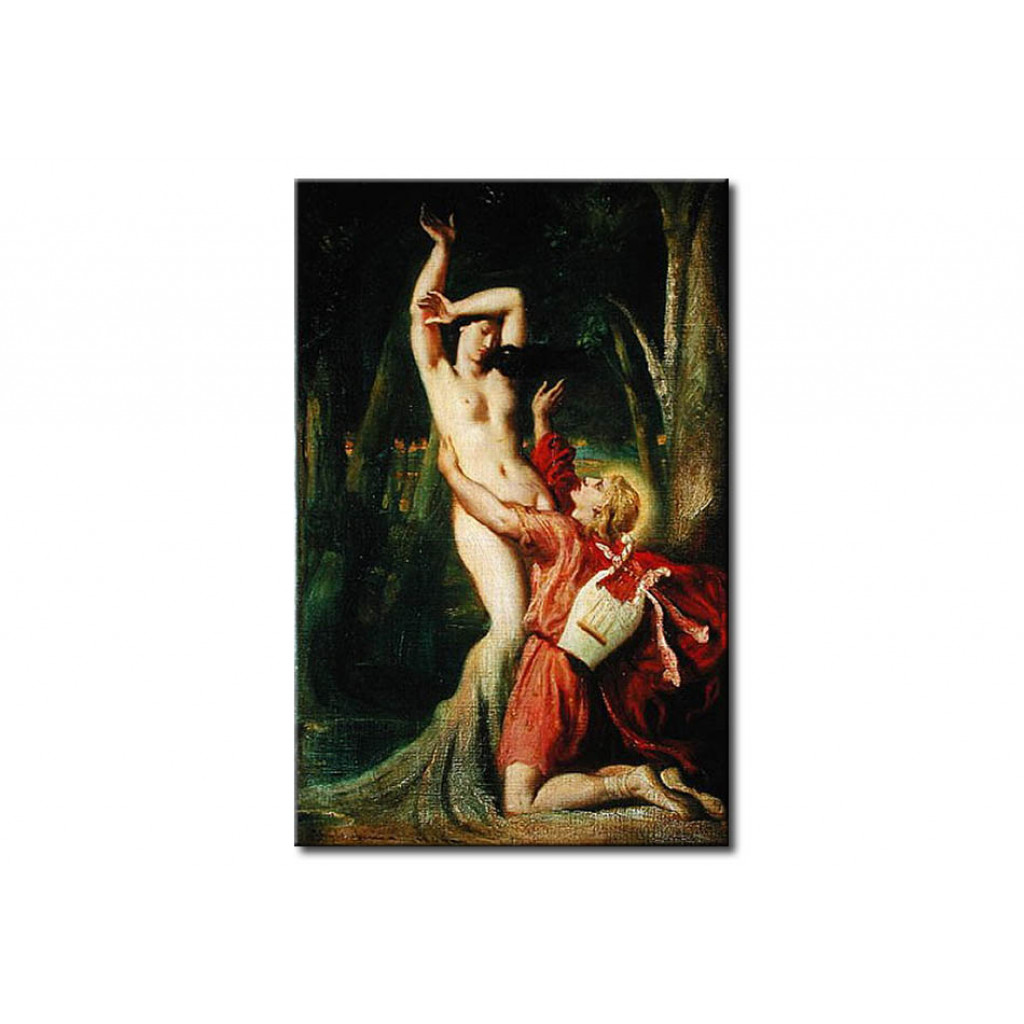 Schilderij  Théodore Chassériau: Apollo And Daphne