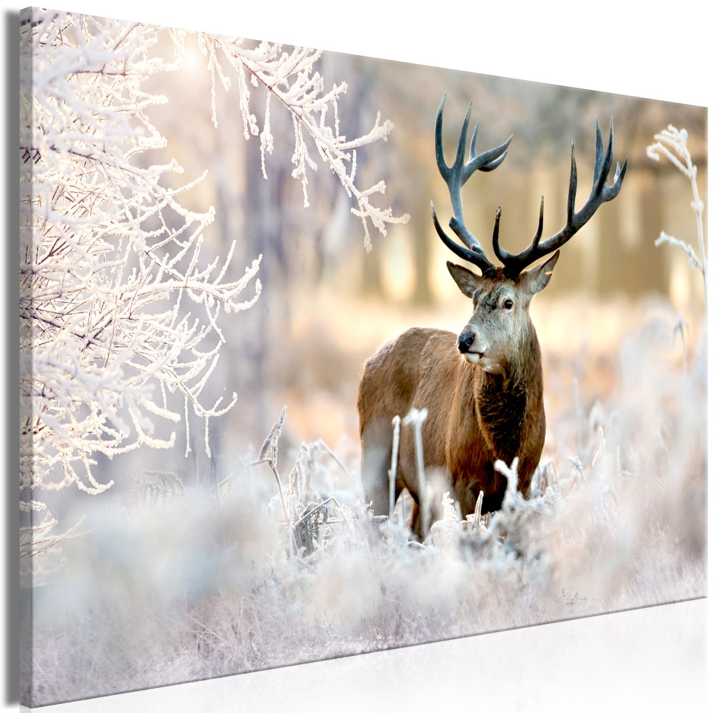 Schilderij Deer In The Cold [Large Format]