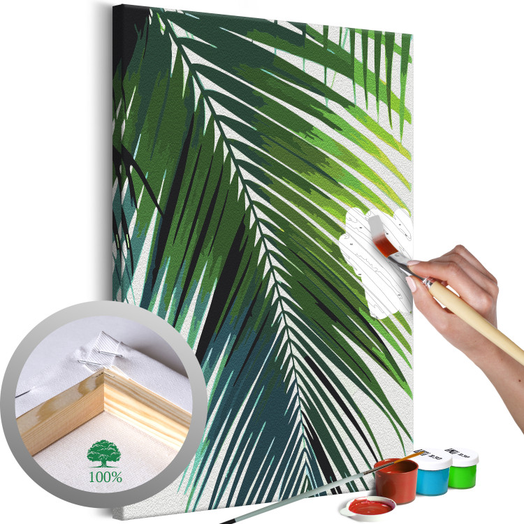 Paint by Number Kit Green Plume 134521