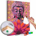 Cuadro numerado para pintar Friendly Buddha 135621