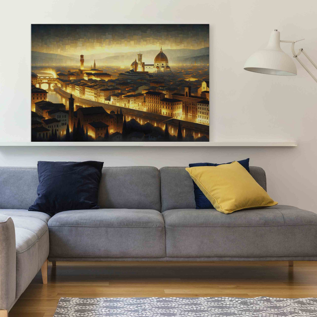 Schilderij  Andere Steden: Panoramic View Of The City Of Art And History
