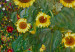 Reprodukcja obrazu Wiejski ogród ze słonecznikami 52221 additionalThumb 2