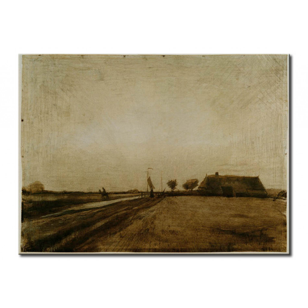 Canvastavla Landscape In Drenthe