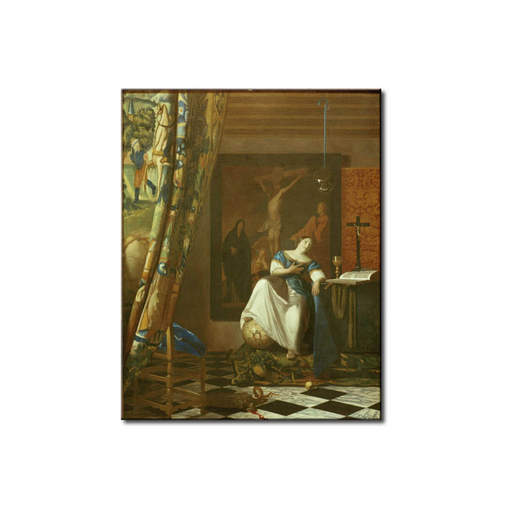 Schilderij  Jan Vermeer: Allegory Of Faith