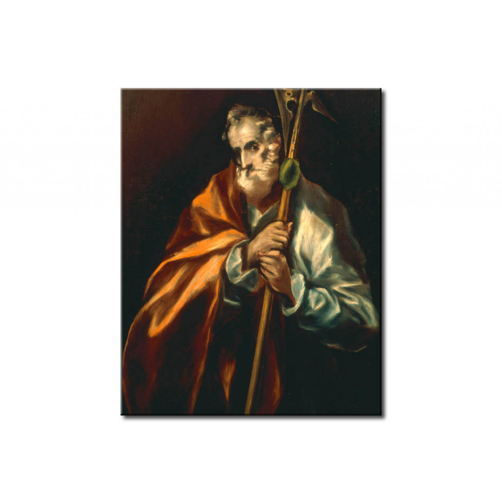Schilderij  El Greco: The Apostle Thaddeus