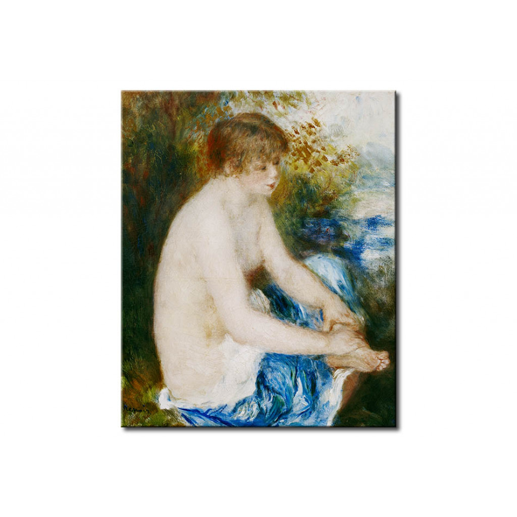 Schilderij  Pierre-Auguste Renoir: Petit Nu Bleu
